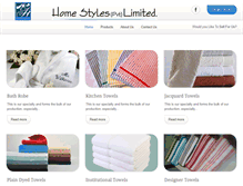 Tablet Screenshot of homestyles.com.pk